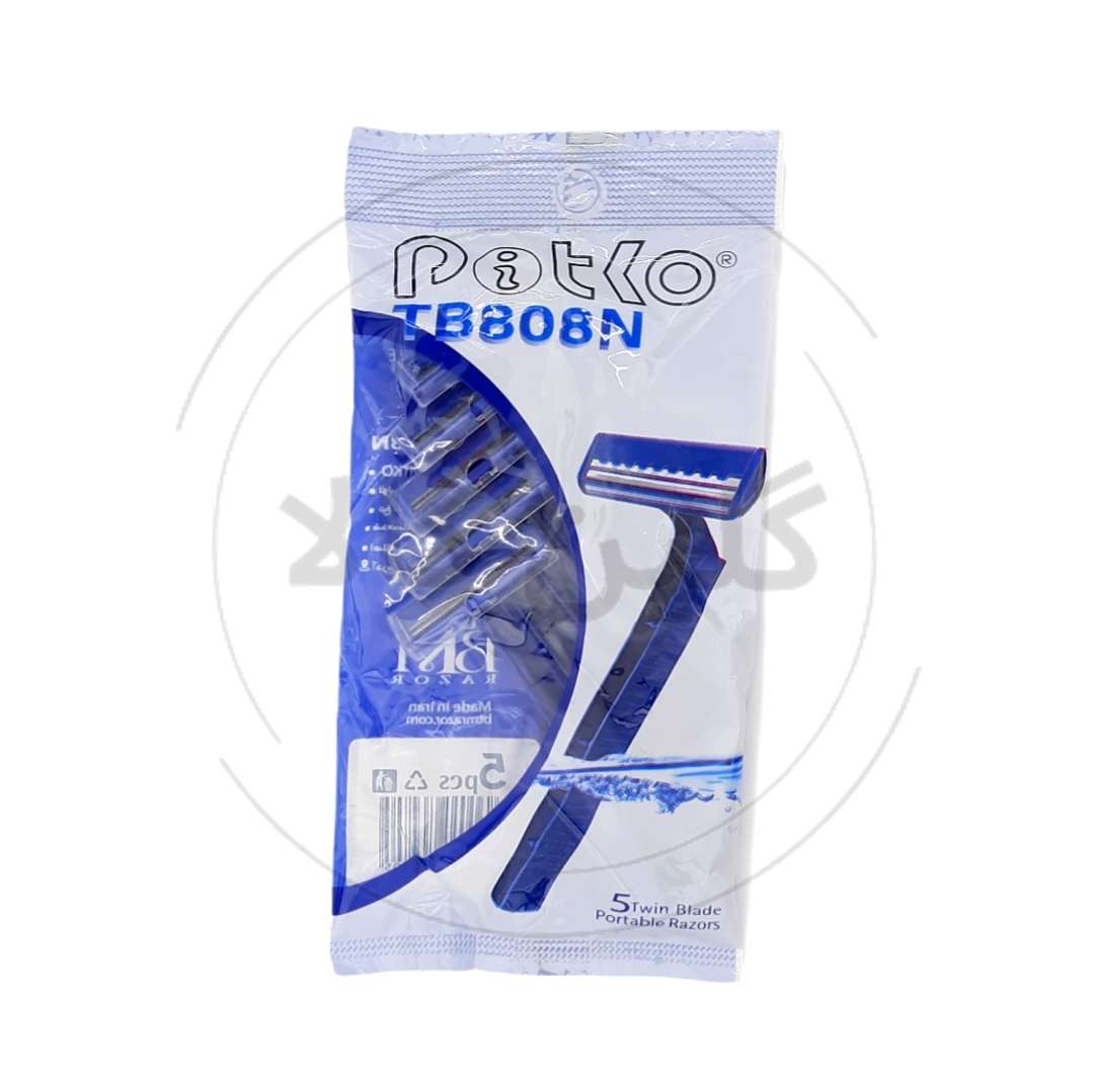  ژیلت پوتکو دو لبه بدون صابون ژیلت پوتکو نقره ای 