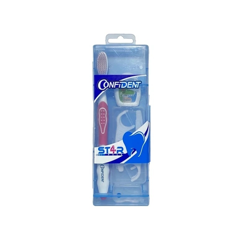  پک مسواک و نخ دندان کانفیدنت 