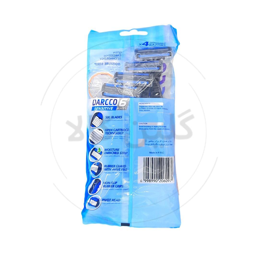  ژیلت 6 تیغ دارکو 
